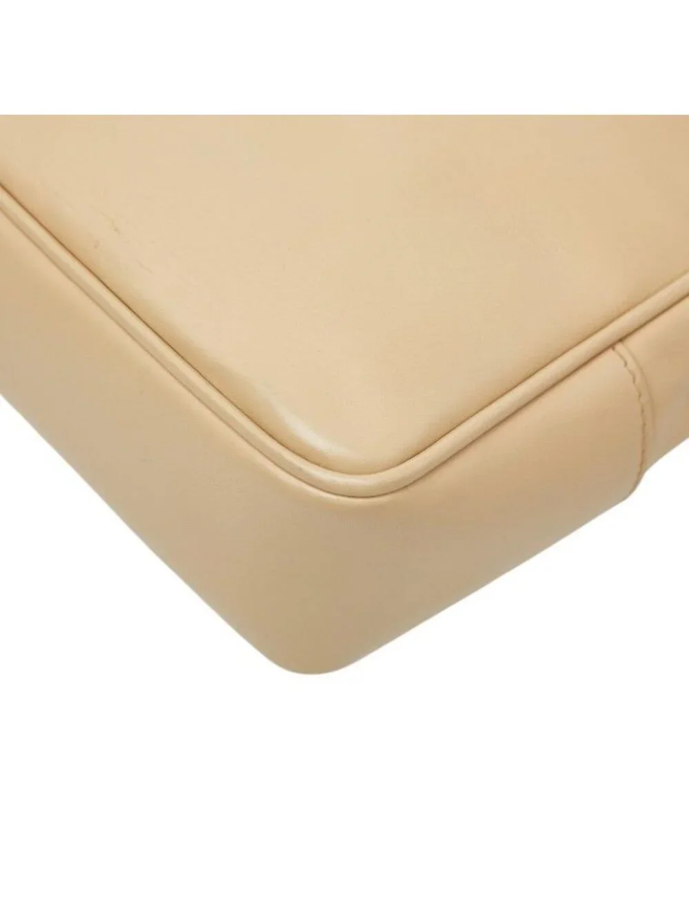 Chanel CC Logo Tote Beige Leather - Picture 4 of 10